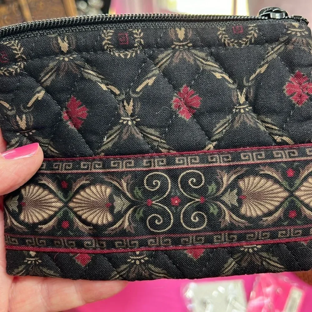 Vera Bradley Laurel 1997 Rare Pattern Essential Small Bag/Pouch